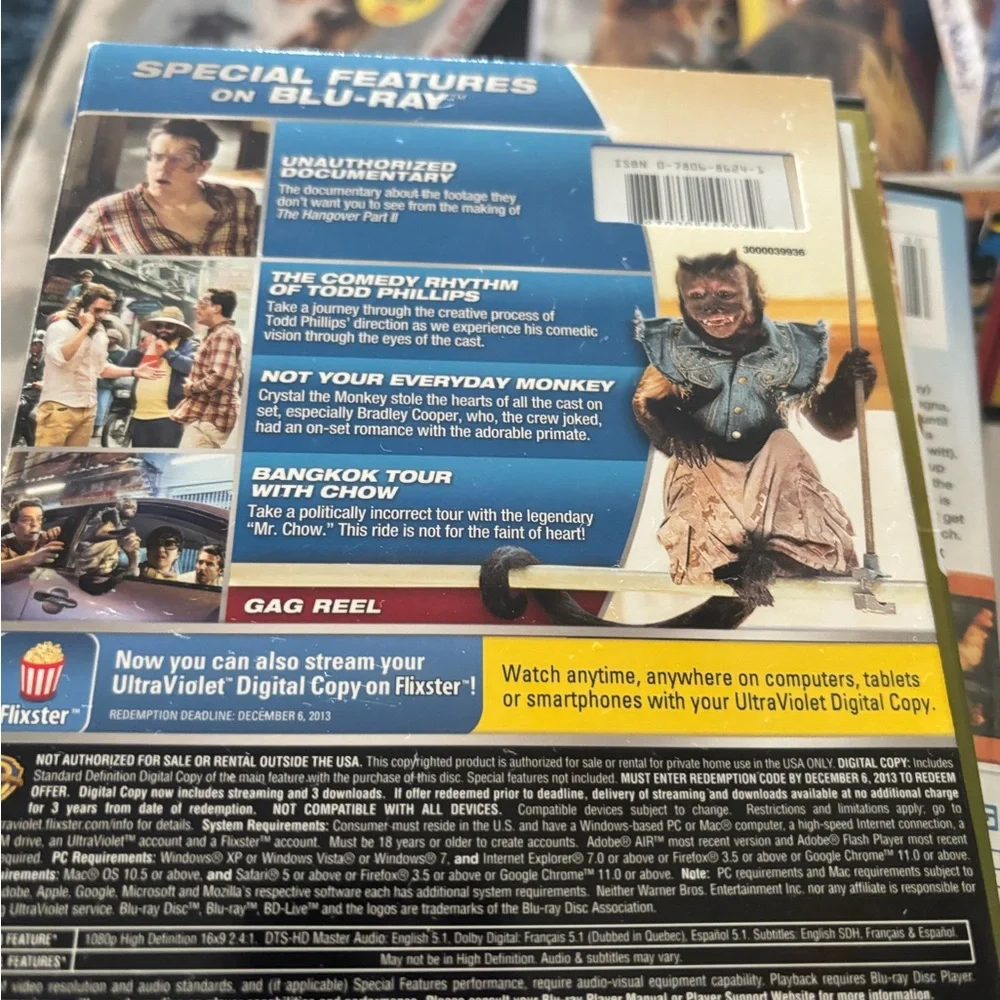 The Hangover Part II Blu-ray + DVD Combo Pack - Movie Case